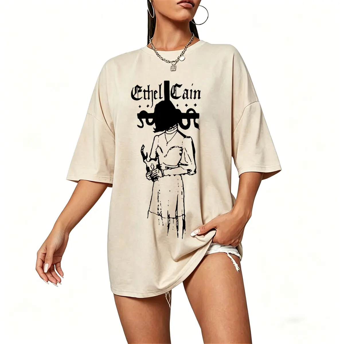 Ethel Cain Graphic T-shirt Preacher's Daughter Merch T Shirts Summer Men Women Casual Cotton Tshirt Male Fashion Oversized Tops
Ethel Cain Graphic T-shirt Preacher's Daughter Merch T Shirts Summer Men Women Casual Cotton Tshirt Male Fashion Oversized Tops