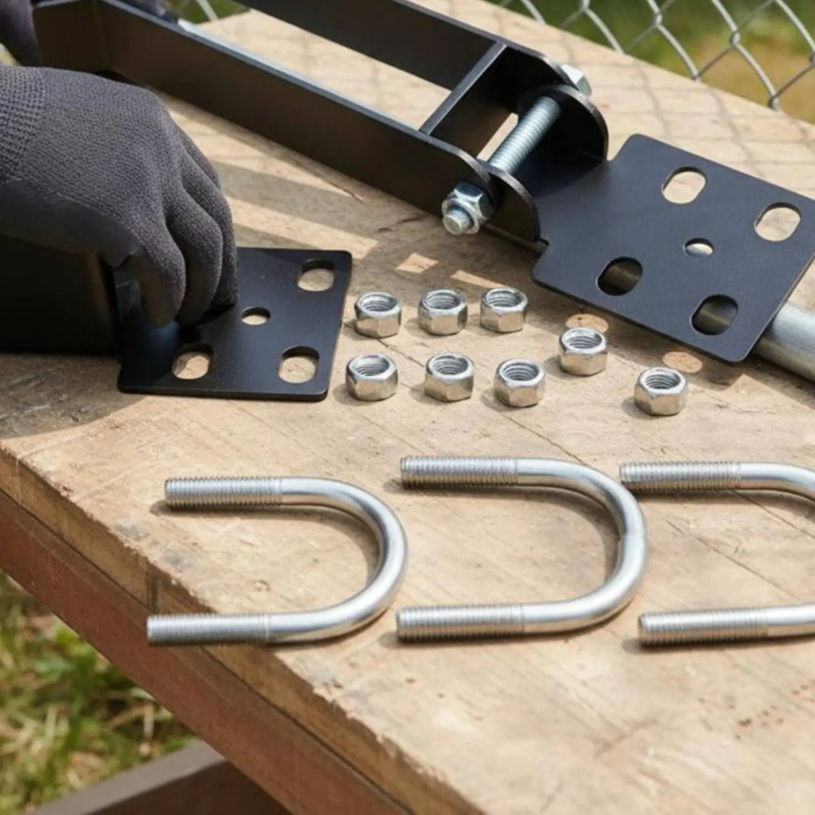 Chain Link Fence Gate Latch Steel Construction Chain Link Gate Latch Padlock Hole Heavy Duty for Farm Owners
Chain Link Fence Gate Latch Steel Construction Chain Link Gate Latch Padlock Hole Heavy Duty for Farm Owners