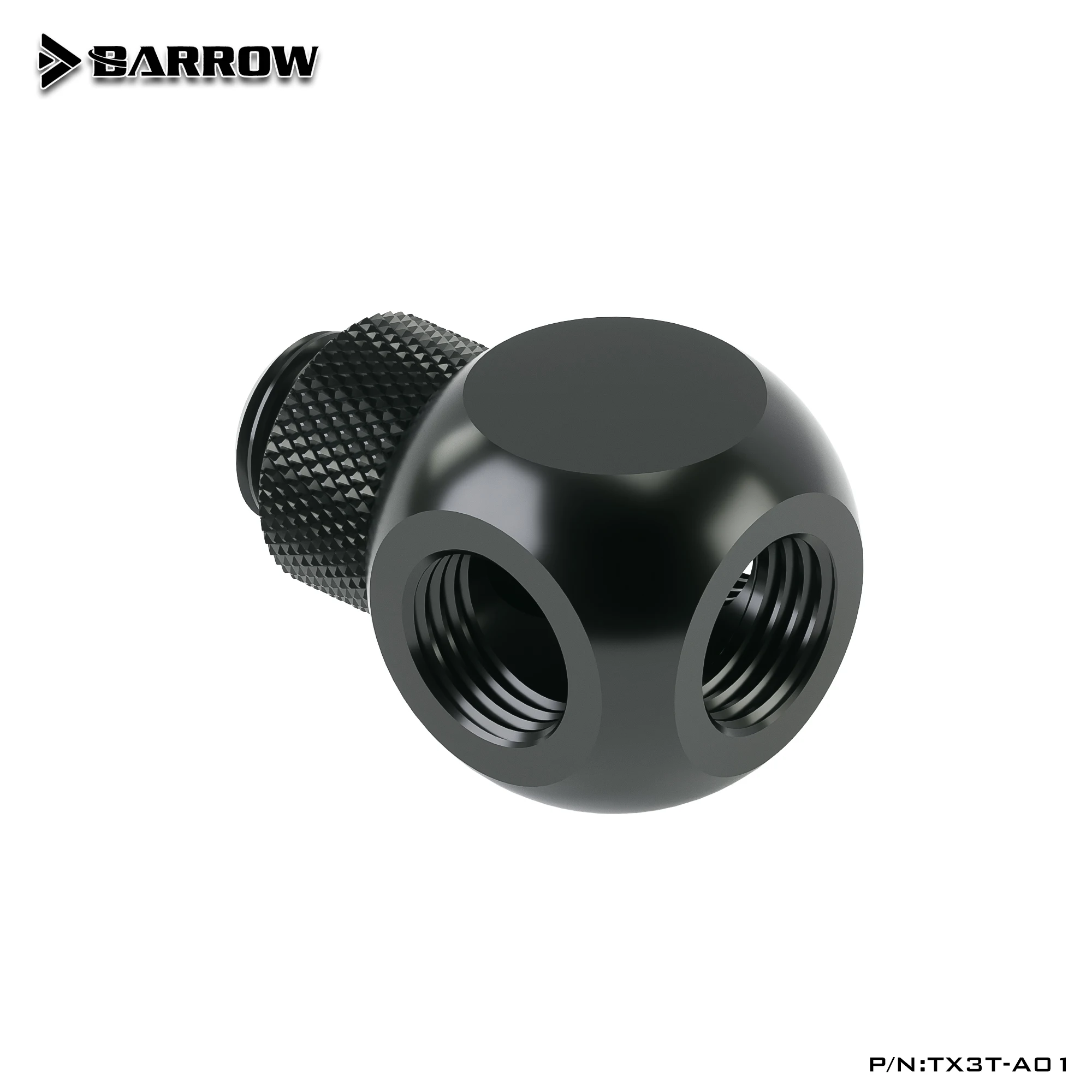 Barrow PC Watercooling 360° Rotatable Fitting Metalic Cube Tee 3 Ways Adapter Connector M-F Thread, 3 Colors TX3T-A01
Barrow PC Watercooling 360° Rotatable Fitting Metalic Cube Tee 3 Ways Adapter Connector M-F Thread, 3 Colors TX3T-A01