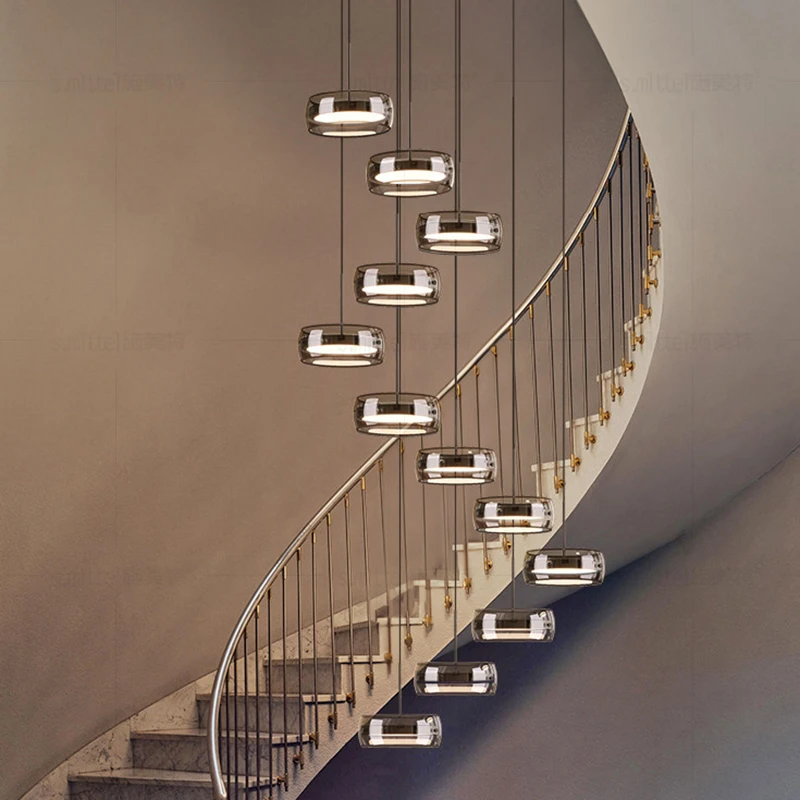 Modern Stair chandelier Pendant lights indoor lighting Ceiling lamp hanging light led Chandeliers for living room indoor lightin
Modern Stair chandelier Pendant lights indoor lighting Ceiling lamp hanging light led Chandeliers for living room indoor lightin