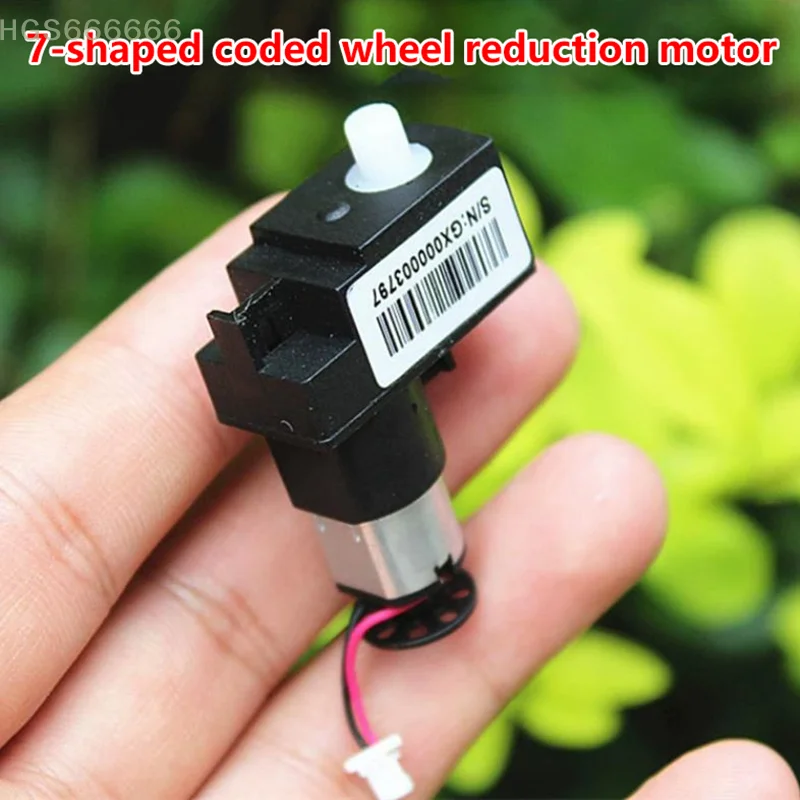 Mini DC 3.7V Reduction Motor 7-Shaped Line following with Code Wheel for Miniature Equipment Adaptability
Mini DC 3.7V Reduction Motor 7-Shaped Line following with Code Wheel for Miniature Equipment Adaptability