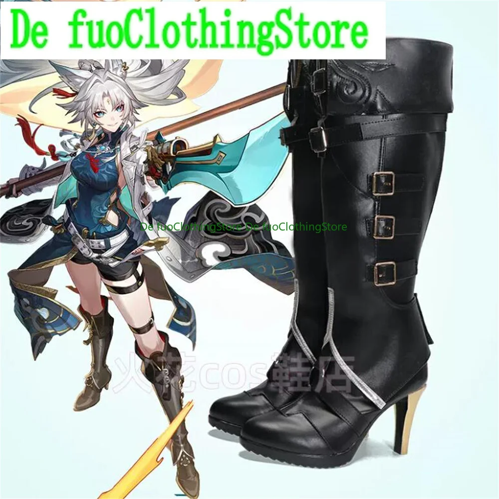 Feixiao Fei xiao Honkai Impact Honkai: Star Rail Cosplay Shoes Boots Game Anime Party Halloween Christmas DefuoClothing Shoes
Feixiao Fei xiao Honkai Impact Honkai: Star Rail Cosplay Shoes Boots Game Anime Party Halloween Christmas DefuoClothing Shoes