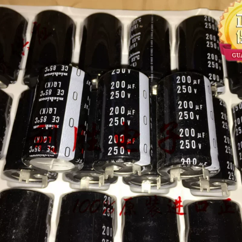 5PCS-30PCS 200UF 250V Japanese Nichicon Motor Starting Capacitor 250V200UF 30 * 50 LQ Pin
5PCS-30PCS 200UF 250V Japanese Nichicon Motor Starting Capacitor 250V200UF 30 * 50 LQ Pin