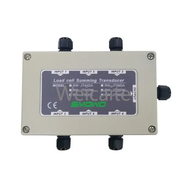 Weight Force measuring RW-JT04DA(+) 4 channel mV channel input Smowo Sum analog output transducer or amplifier for load
Weight Force measuring RW-JT04DA(+) 4 channel mV channel input Smowo Sum analog output transducer or amplifier for load