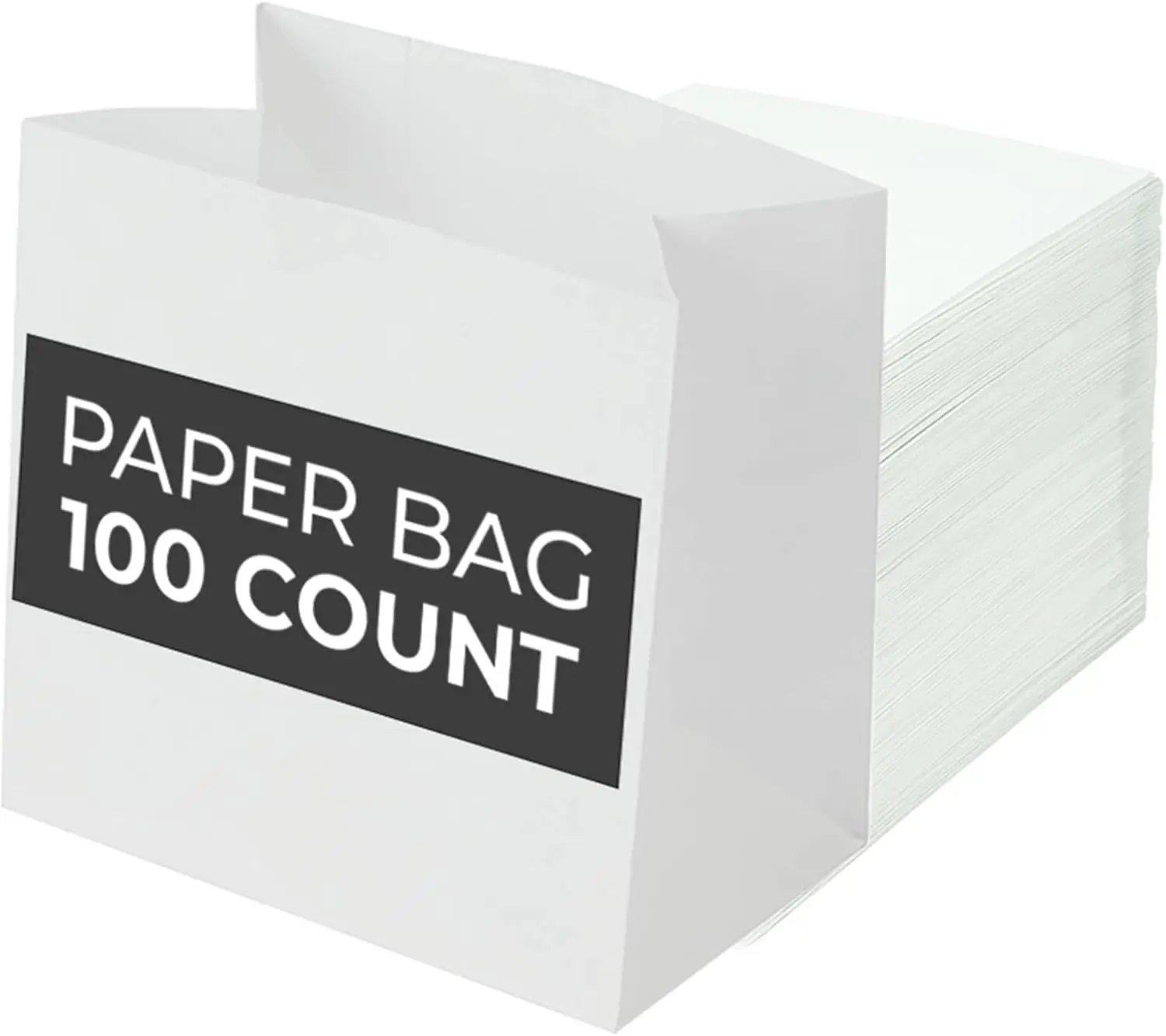 Small Paper Bag 100 Count 4 x 2.25 x 3.75 Inches Disposable Snack Bag Food Bag Paper White
Small Paper Bag 100 Count 4 x 2.25 x 3.75 Inches Disposable Snack Bag Food Bag Paper White