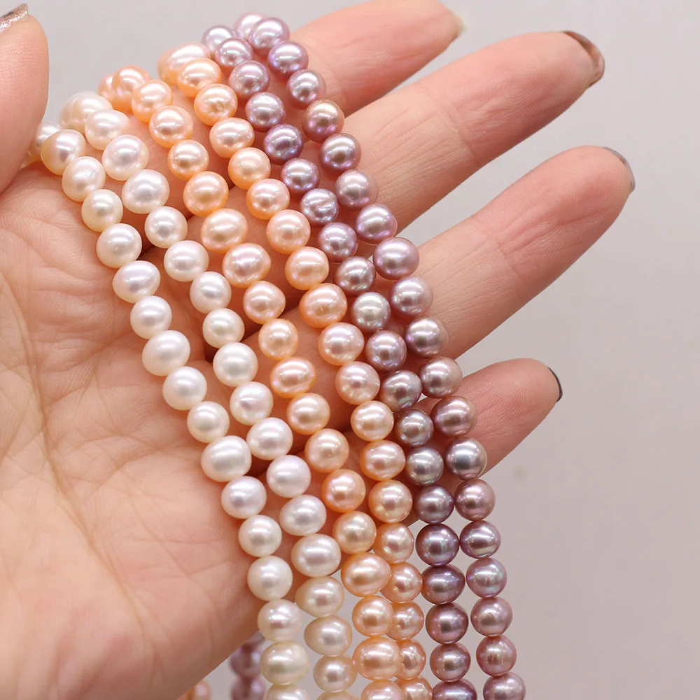 Natural Real Freshwater Round Pearl Beads Loose Spacer Pearl Beads For Making Jewelry Necklace Bracelet Accessories 5-5.5mm
Natural Real Freshwater Round Pearl Beads Loose Spacer Pearl Beads For Making Jewelry Necklace Bracelet Accessories 5-5.5mm