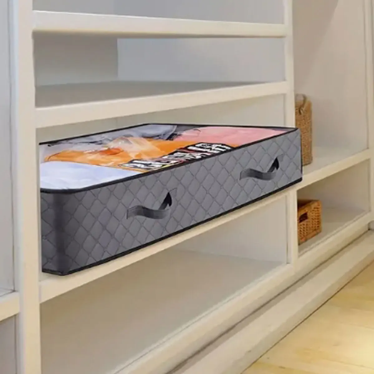 Quilt bag under bed drawer type fabric under bed clothes quilt organizer bag storage bag storage bag
Quilt bag under bed drawer type fabric under bed clothes quilt organizer bag storage bag storage bag