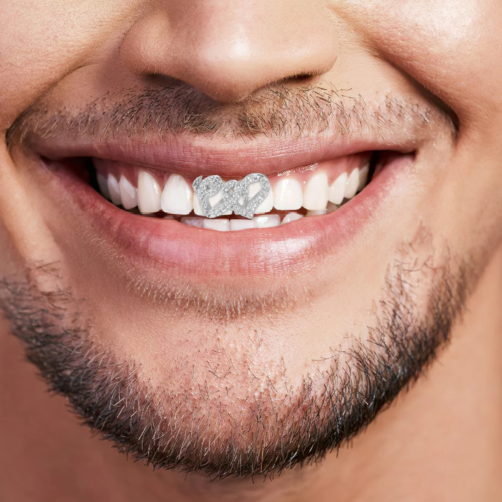 Stylish Double Heart Tooth Grill Cap Sparkling Rhinestone Mouth Jewelry for Hip Hop Rapper Party Events Accessories
Stylish Double Heart Tooth Grill Cap Sparkling Rhinestone Mouth Jewelry for Hip Hop Rapper Party Events Accessories