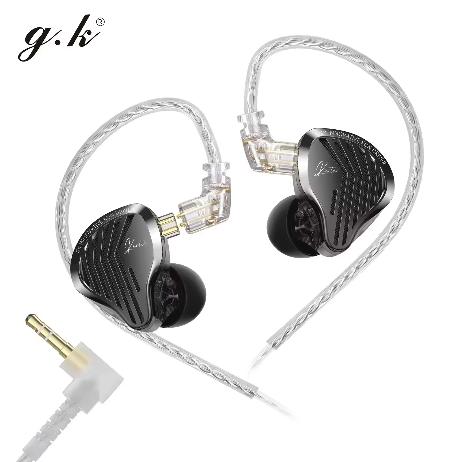 Наушники GK KUNTEN Dynamic Driver Hifi с мощными басами, металлические, со съемным 2-контактным кабелем, для спорта, игр, любителей музыки, в подарок
Наушники GK KUNTEN Dynamic Driver Hifi с мощными басами, металлические, со съемным 2-контактным кабелем, для спорта, игр, любителей музыки, в подарок