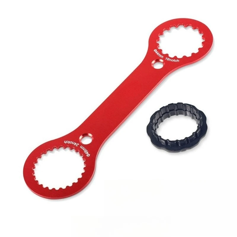 Ключ для снятия каретки велосипеда, подходит для 44-49 мм, из алюминиевого сплава, интегрированный резьбовой инструмент для ремонта и обслуживания велосипедов
Ключ для снятия каретки велосипеда, подходит для 44-49 мм, из алюминиевого сплава, интегрированный резьбовой инструмент для ремонта и обслуживания велосипедов