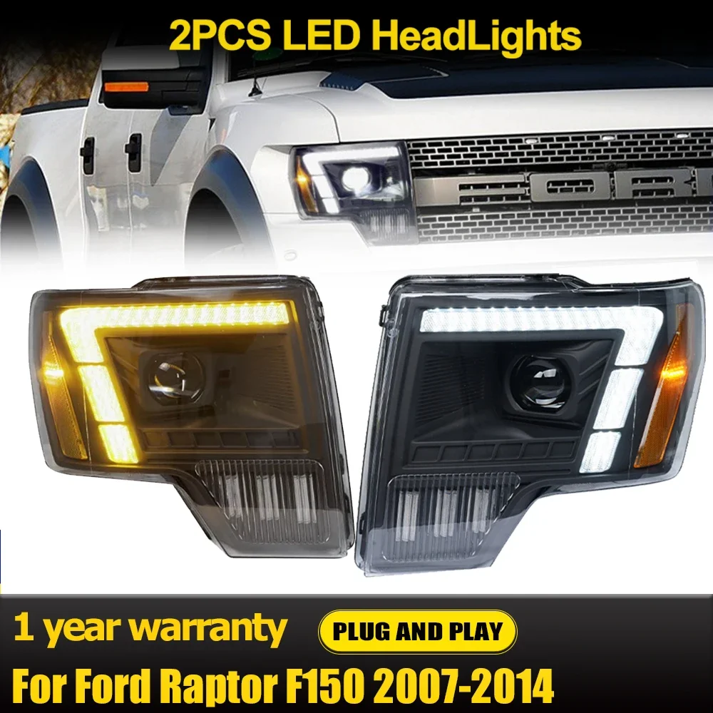 Car Lights For Ford Ranger Raptor F150 2007-2014 Headlight LED Projetor head Lamp Daytime Running Light Automotive Accessories
Car Lights For Ford Ranger Raptor F150 2007-2014 Headlight LED Projetor head Lamp Daytime Running Light Automotive Accessories