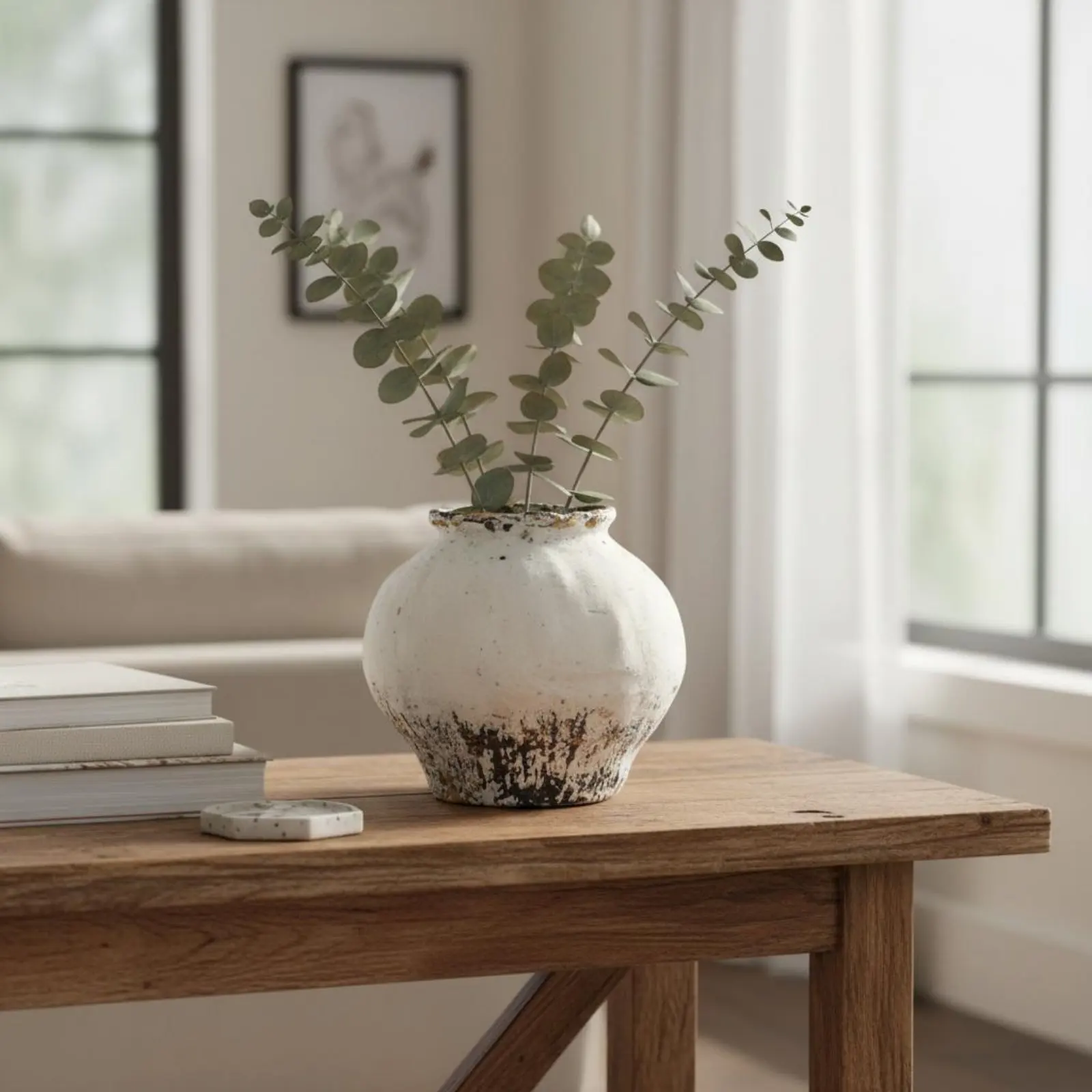 Round Terracotta Vase Artisan-Made Ceramic Vase Home Decor Matte Texture Distressed Finish for Tabletop
Round Terracotta Vase Artisan-Made Ceramic Vase Home Decor Matte Texture Distressed Finish for Tabletop