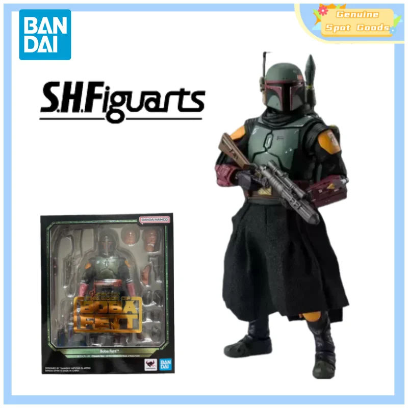 Genuine Bandai Star Wars SHF The Book of Boba Fett Anime Action Figures Model Figure Toys Collectible Gift for Toys Hobbies Kids
Genuine Bandai Star Wars SHF The Book of Boba Fett Anime Action Figures Model Figure Toys Collectible Gift for Toys Hobbies Kids
