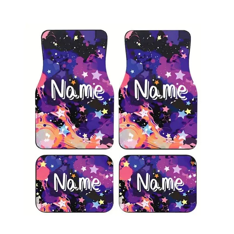 4Pcs Custom Name Galaxy Star Car Floor Mats Personalized Anti-slip Waterproof Foot Pads for Auto Interior Suit Sedan SUV Truck
4Pcs Custom Name Galaxy Star Car Floor Mats Personalized Anti-slip Waterproof Foot Pads for Auto Interior Suit Sedan SUV Truck