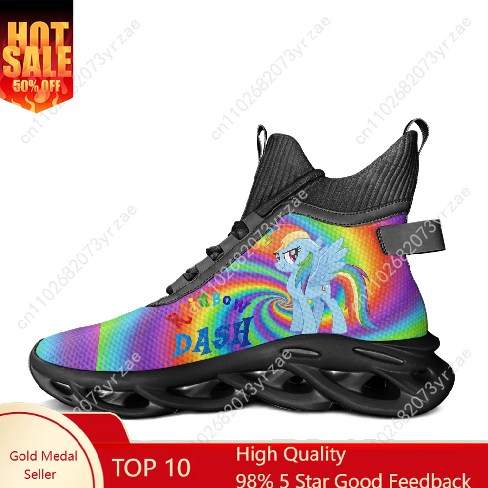 Rainbow Dash High Top Flats Sneakers Man Woman Blue Shoes My Little Pony Friendship Is Magic Fashion Shoe Cosplay Footwear
Rainbow Dash High Top Flats Sneakers Man Woman Blue Shoes My Little Pony Friendship Is Magic Fashion Shoe Cosplay Footwear