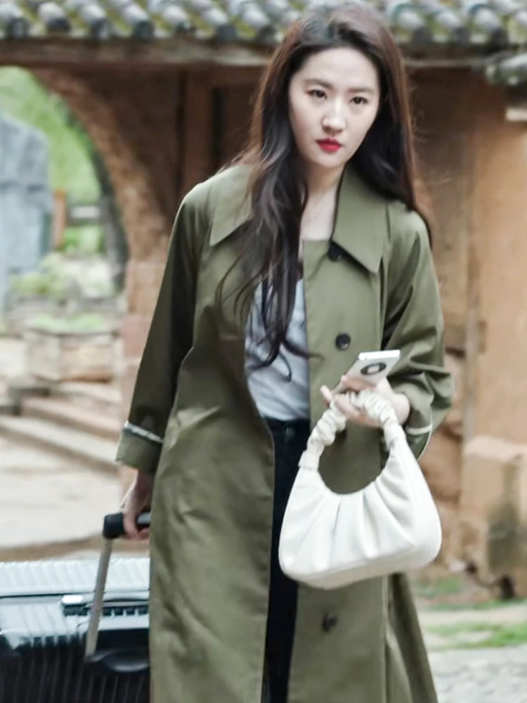 Свободная ветровка средней длины в корейском стиле, из смесового хлопка, комфортная, для повседневной носки, женское пальто
Свободная ветровка средней длины в корейском стиле, из смесового хлопка, комфортная, для повседневной носки, женское пальто