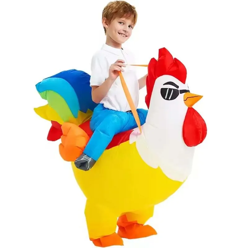 Riding Rooster Inflatable Suit Role Playing Cartoon Doll Anime Costume Carnival Halloween Animal Battle Party Male Female Props
Riding Rooster Inflatable Suit Role Playing Cartoon Doll Anime Costume Carnival Halloween Animal Battle Party Male Female Props