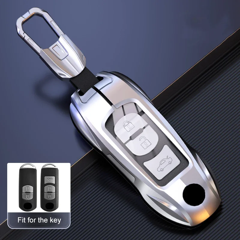 Zinc Alloy Sports Car for Mazda CX-3 Axela CX-5 Atenza 2 3 Button Smart Remote Car Key Case Cover Fob Holder Accessories
Zinc Alloy Sports Car for Mazda CX-3 Axela CX-5 Atenza 2 3 Button Smart Remote Car Key Case Cover Fob Holder Accessories