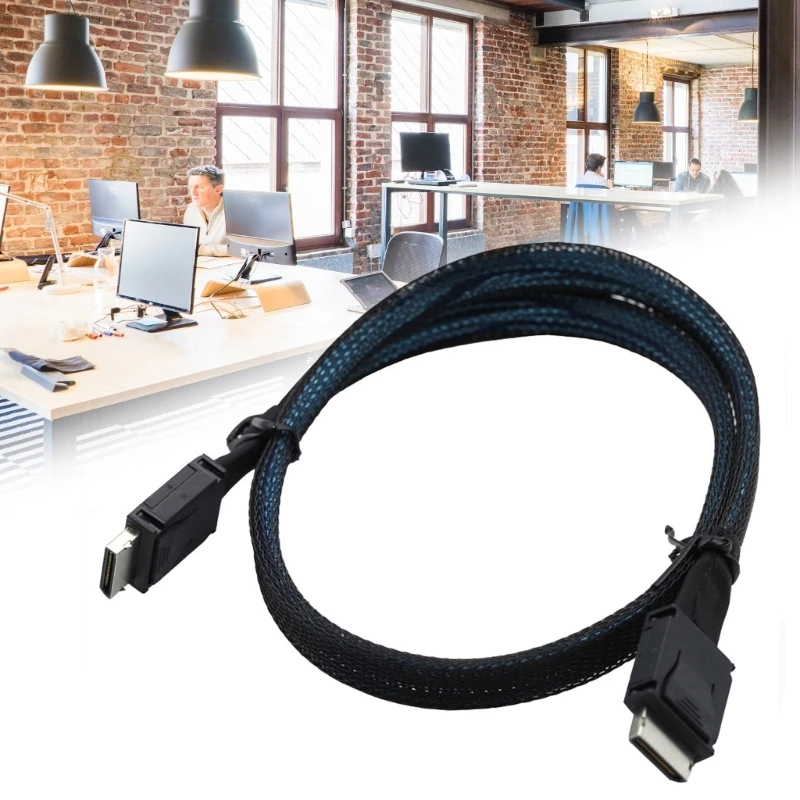 SFF-8611 Cable PCIe SFF-8611 4i Male to SFF-8611 Male Data Extension Cable 50cm/100CM for External Graphics Card H8WD
SFF-8611 Cable PCIe SFF-8611 4i Male to SFF-8611 Male Data Extension Cable 50cm/100CM for External Graphics Card H8WD