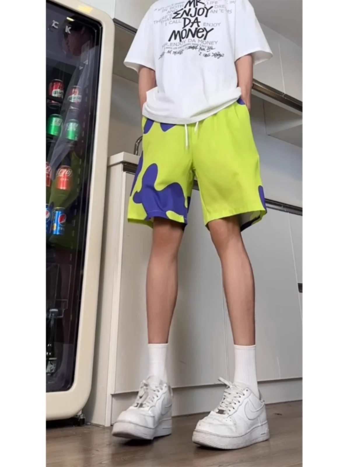 Paw De Star Men's ort Pants 2024 New Summer Trendy Five-Point Casual Beachwear Qui-Dry Couple Spwear Polyester Fiber
Paw De Star Men's ort Pants 2024 New Summer Trendy Five-Point Casual Beachwear Qui-Dry Couple Spwear Polyester Fiber