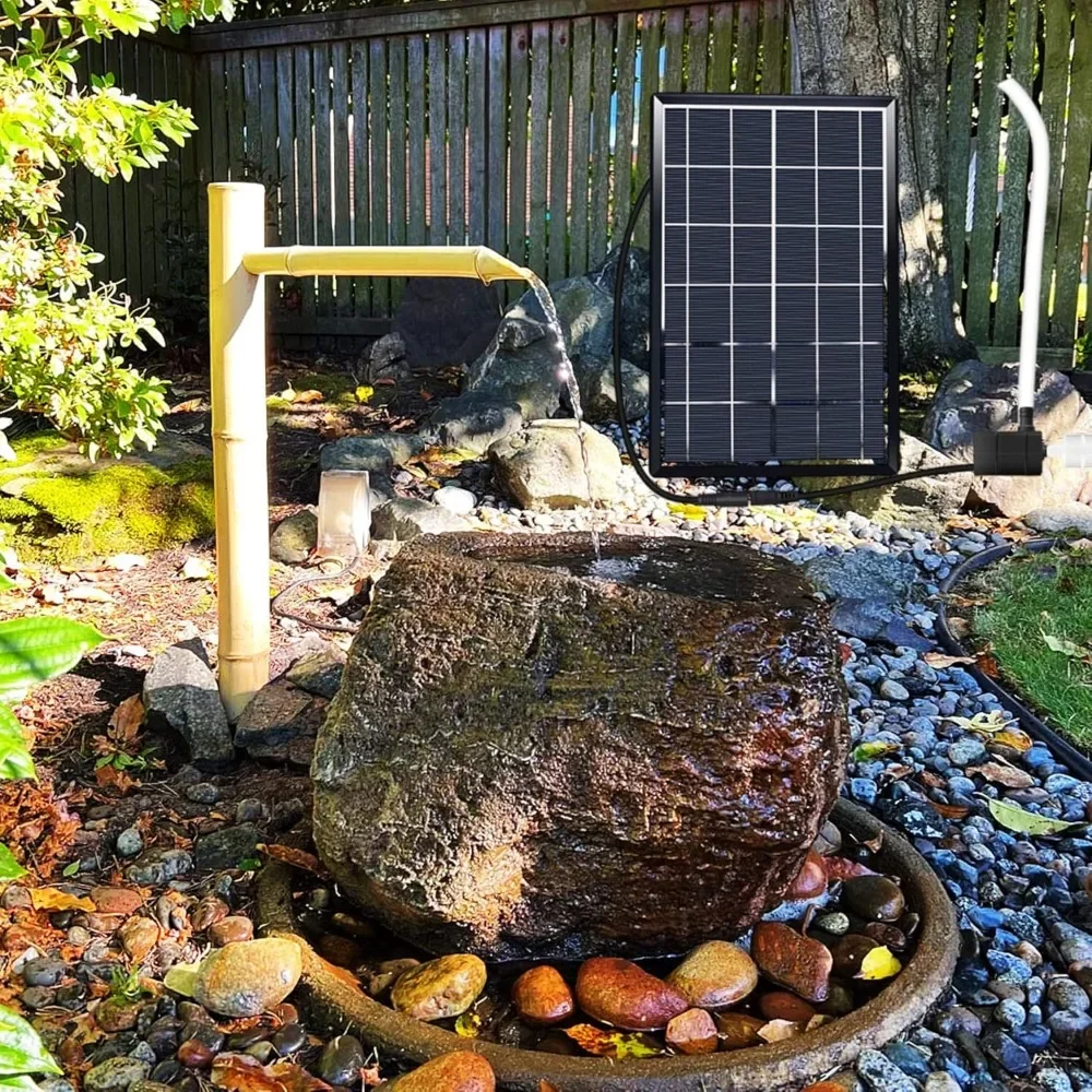 Outdoor Water Fountains Solar Powered, Indoor or Outdoor Zen Fountain, Bamboo Water Fountain with Pump, 6w Solar Panel,
Outdoor Water Fountains Solar Powered, Indoor or Outdoor Zen Fountain, Bamboo Water Fountain with Pump, 6w Solar Panel,