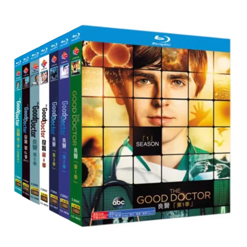 HD TV Series The Good Doctor Seasons 1-7 (2017-2024), Blu-ray 14 Discs English Pronunciation BD DVD
HD TV Series The Good Doctor Seasons 1-7 (2017-2024), Blu-ray 14 Discs English Pronunciation BD DVD