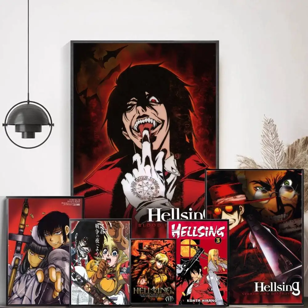 Anime Hellsing Classic Vintage Posters Decoracion Painting Wall Art White Kraft Paper Kawaii Room Decor
Anime Hellsing Classic Vintage Posters Decoracion Painting Wall Art White Kraft Paper Kawaii Room Decor