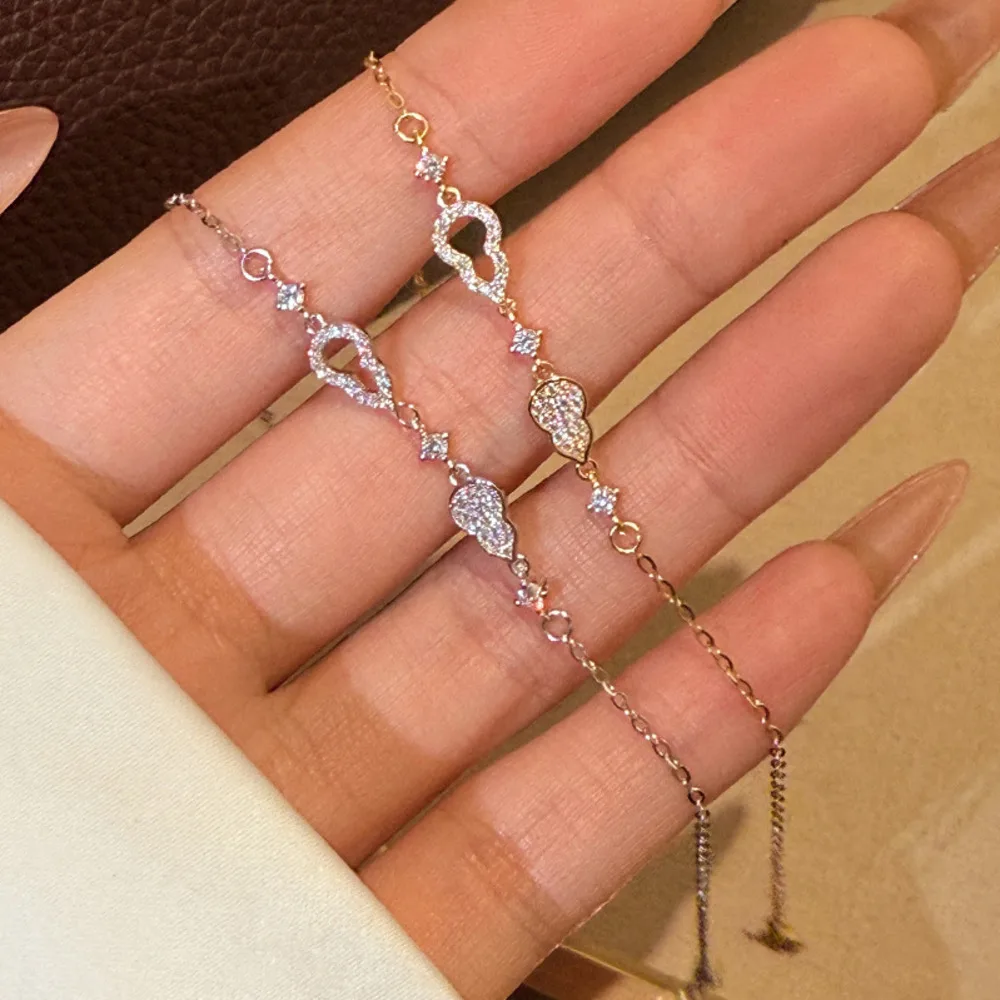 BR New Chinese Style Gourd Bracelet for Women, Full Paved Zircon Design, 18K Gold Plated Luxury Jewelry, Perfect Festival Gift
BR New Chinese Style Gourd Bracelet for Women, Full Paved Zircon Design, 18K Gold Plated Luxury Jewelry, Perfect Festival Gift
