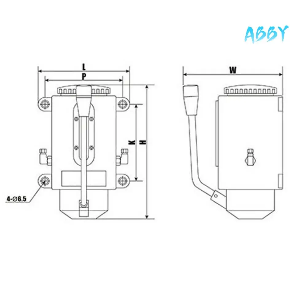 ABBY-Manual Lubricating Oil Pump Hand Lubrication Oiler For Cutting Milling Machine
ABBY-Manual Lubricating Oil Pump Hand Lubrication Oiler For Cutting Milling Machine