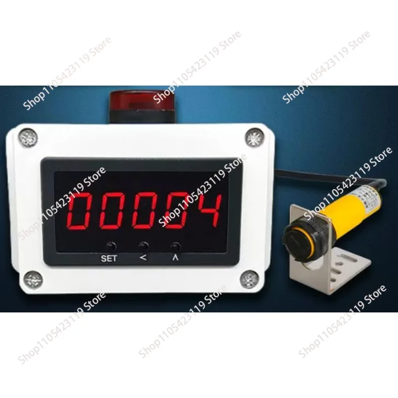 Automatic Induction Electronic Counter Production Line Conveyor Belt Counting Conveying Equipment Infrared Counter LED Display
Automatic Induction Electronic Counter Production Line Conveyor Belt Counting Conveying Equipment Infrared Counter LED Display