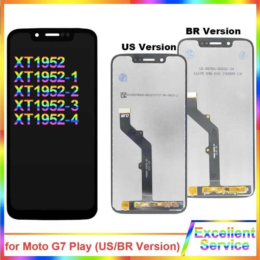 Протестированный ЖК-дисплей для Motorola Moto G7 Play US XT1952, ЖК-дисплей, дигитайзер сенсорного экрана, замена для Moto G7 Play BR, ЖК-дисплей с рамкой
Протестированный ЖК-дисплей для Motorola Moto G7 Play US XT1952, ЖК-дисплей, дигитайзер сенсорного экрана, замена для Moto G7 Play BR, ЖК-дисплей с рамкой