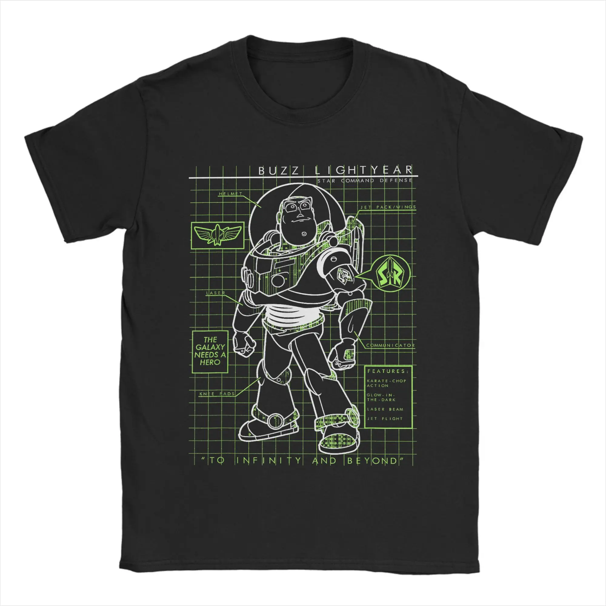 Men Women Graphic Printed Toy Story Cartoon Buzz Lightyear Tee T Shirt 100% Cotton T-shirts Clothing
Men Women Graphic Printed Toy Story Cartoon Buzz Lightyear Tee T Shirt 100% Cotton T-shirts Clothing
