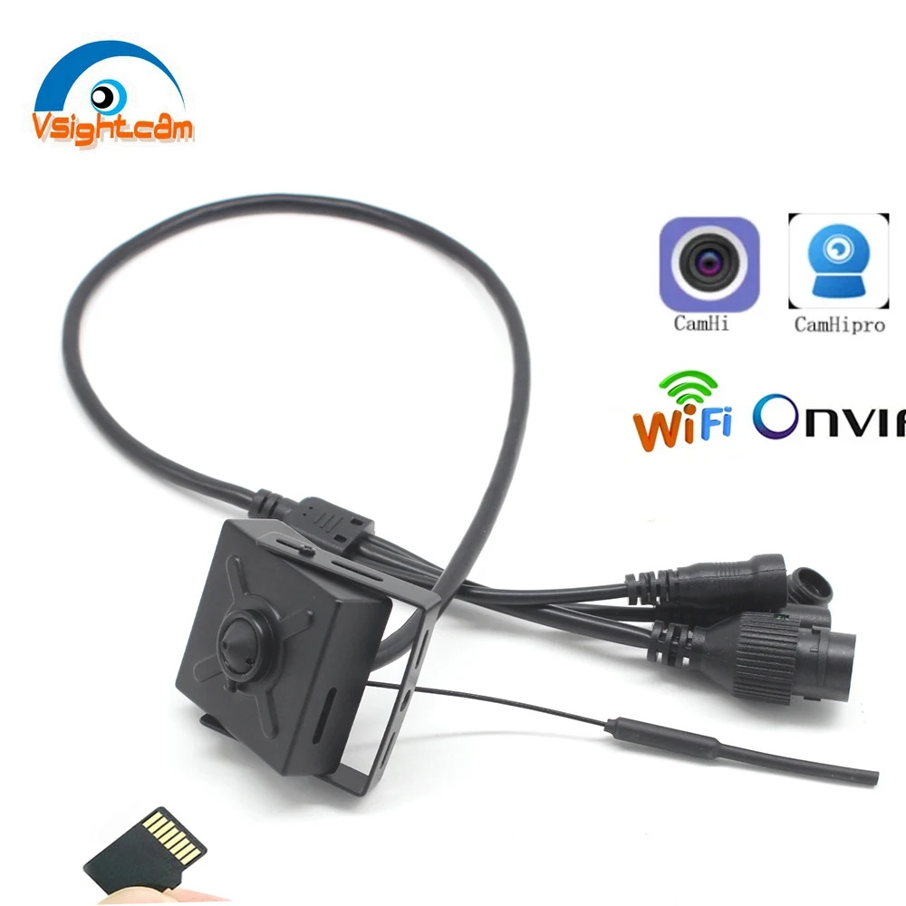Security 1080P 2MP 5MP Wifi Camera 3.7mm Lens Mini Square IP Camera ON VIF P2P Wired Surveillance With TF Card Slot Camhi Cam
Security 1080P 2MP 5MP Wifi Camera 3.7mm Lens Mini Square IP Camera ON VIF P2P Wired Surveillance With TF Card Slot Camhi Cam