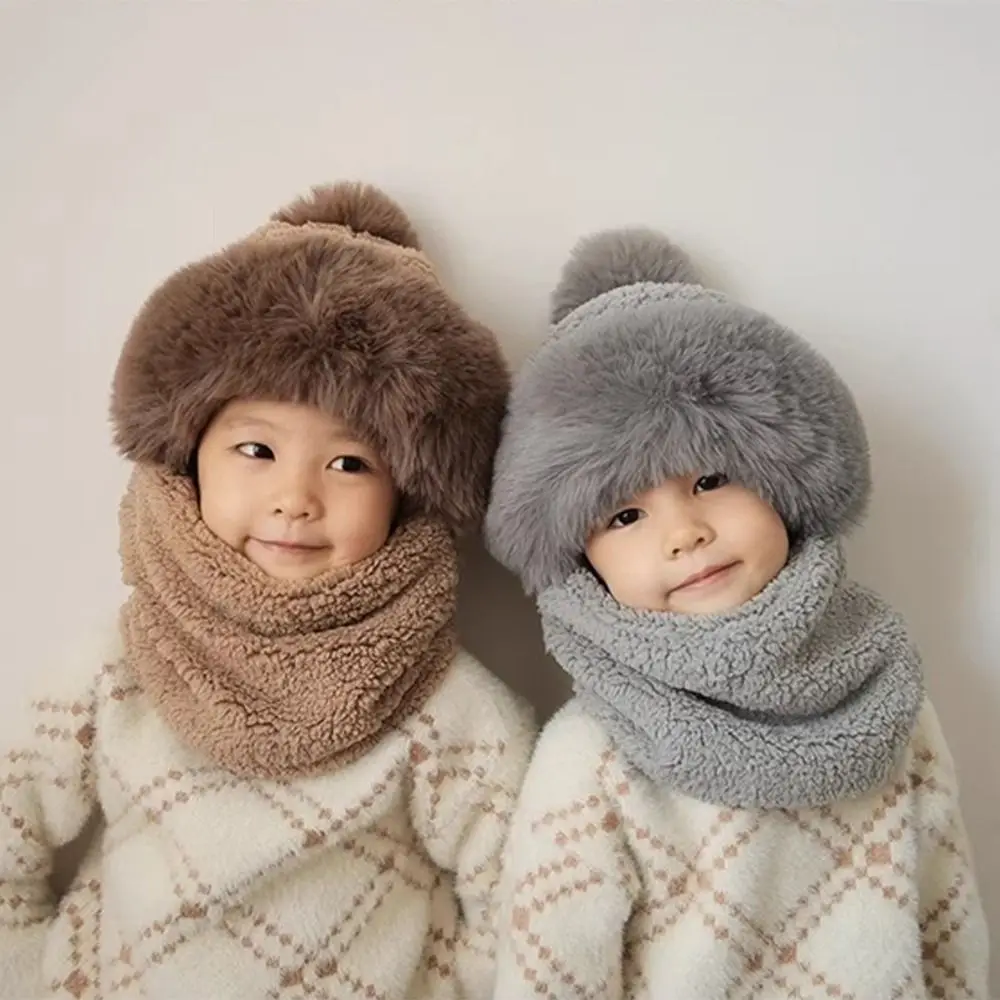Fashion Soft Kids Winter Hats Windproof Keep Warm Ear Protection Cap Thickened Integrated Beanies Hat Scarf Outdoor
Fashion Soft Kids Winter Hats Windproof Keep Warm Ear Protection Cap Thickened Integrated Beanies Hat Scarf Outdoor