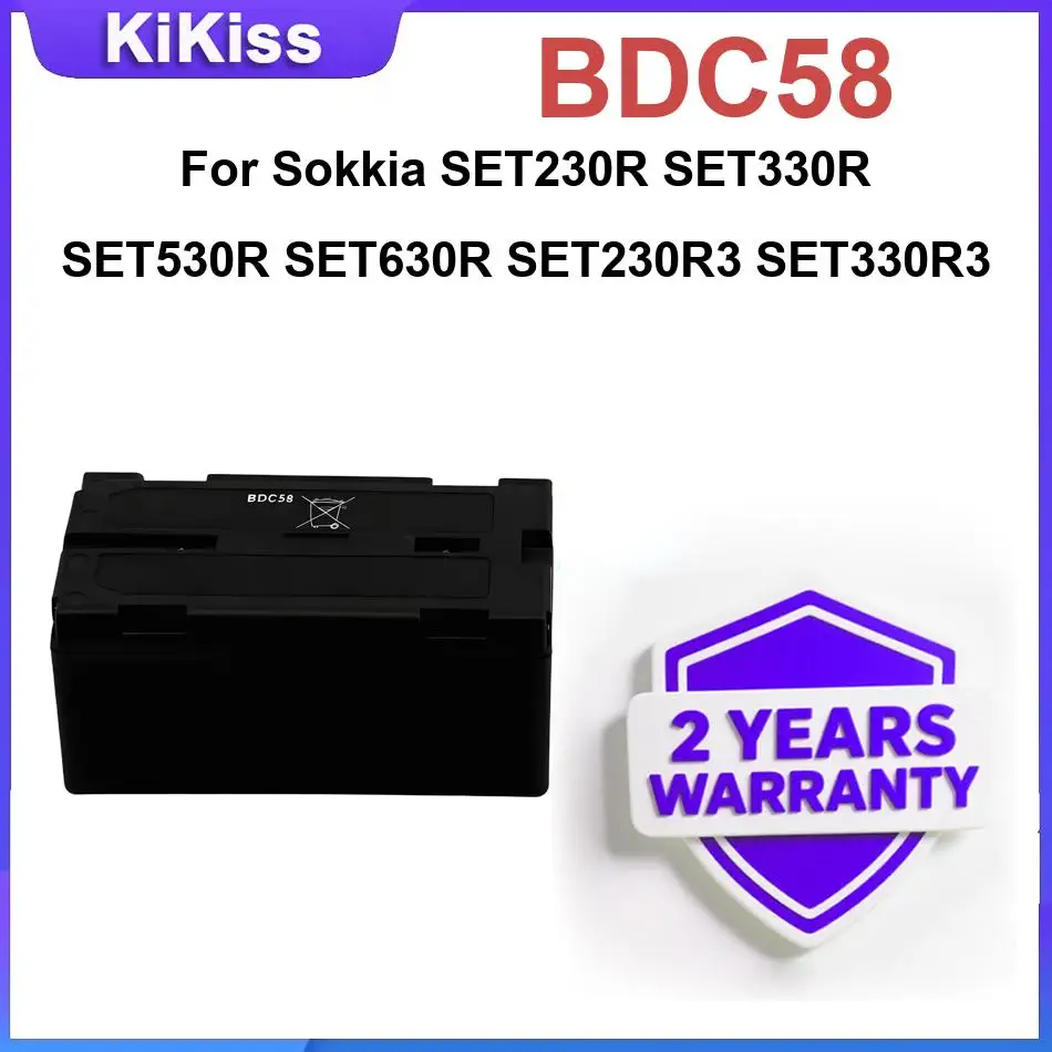 BDC58 Batteries For Sokkia SET230R SET330R SET530R SET630R SET230R3 SET330R3 Total Durable Battery
BDC58 Batteries For Sokkia SET230R SET330R SET530R SET630R SET230R3 SET330R3 Total Durable Battery
