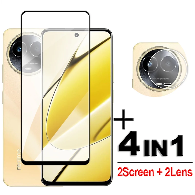 4in1 For Realme 11 5G Glass Realme 11 Tempered Glass 2.5D Full Cover Screen Protector For Realme 11 Global Lens Film 6.72 inch
4in1 For Realme 11 5G Glass Realme 11 Tempered Glass 2.5D Full Cover Screen Protector For Realme 11 Global Lens Film 6.72 inch