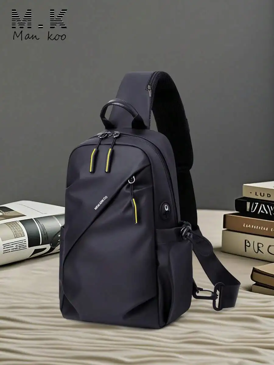 Men's Multifunctional Sling Chest Bag: Durable PU Leather Crossbody Backpack for Streetwear, Gym & Hiking.
Men's Multifunctional Sling Chest Bag: Durable PU Leather Crossbody Backpack for Streetwear, Gym & Hiking.