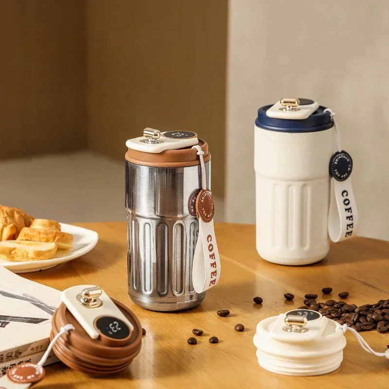 450ml Thermos Bottle Smart Display Temperature 316 Stainless Steel Vacuum Cup Office Coffee Cup Business Portable Thermal Mug
450ml Thermos Bottle Smart Display Temperature 316 Stainless Steel Vacuum Cup Office Coffee Cup Business Portable Thermal Mug