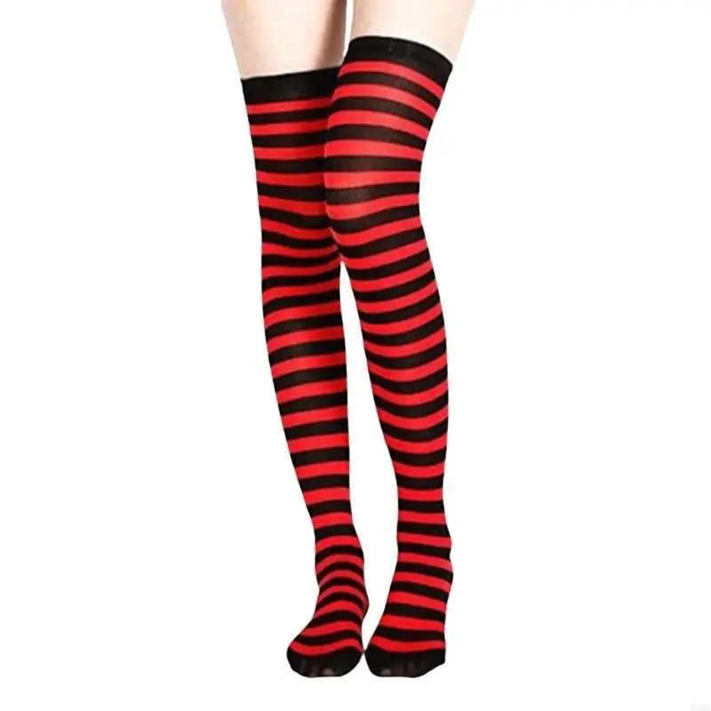 MXMA Halloween Thigh High Socks for Women Carnival Striped Print Elastic Long Over Knee Stockings for Cosplay Party Costume
MXMA Halloween Thigh High Socks for Women Carnival Striped Print Elastic Long Over Knee Stockings for Cosplay Party Costume