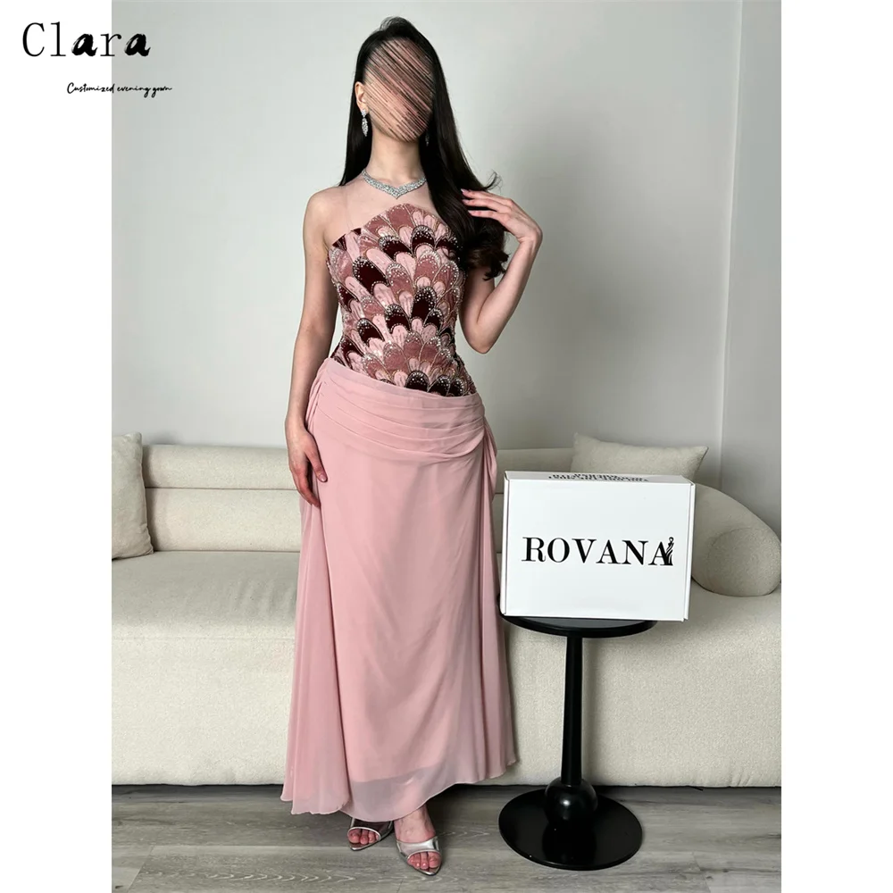 Clara Custom Off the Shoulder Embroidered Ankle Length Sleeveless Luxury Dresses for Prom Luxurious Evening Dresses Gala Dress
Clara Custom Off the Shoulder Embroidered Ankle Length Sleeveless Luxury Dresses for Prom Luxurious Evening Dresses Gala Dress