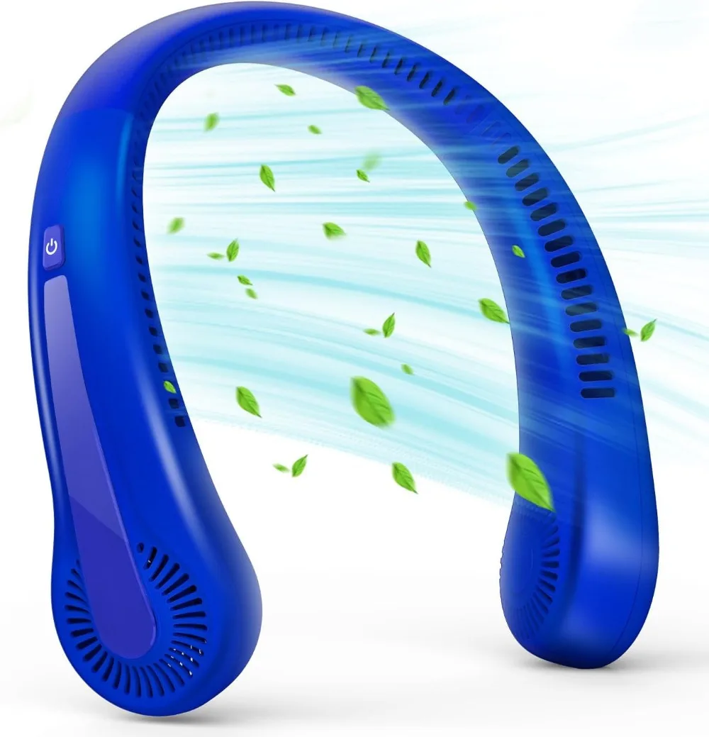 Neck Cooling Fan, 5000mAh Rechargeable Personal Hanging Neck Fan, Outdoor Sport Travel Summer Gifts for Women Men
Neck Cooling Fan, 5000mAh Rechargeable Personal Hanging Neck Fan, Outdoor Sport Travel Summer Gifts for Women Men