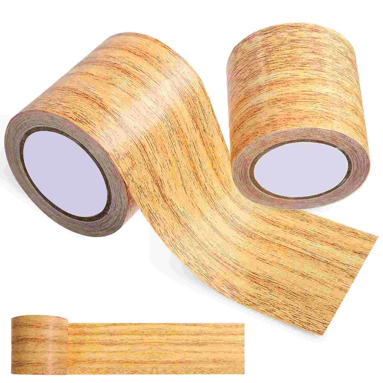 2 Pcs Wood Grain Tape Door Repair Tapes Furniture Strips Supplies Binders Wooden Chairs Duct Patches and Opp Adhesive for Floor
2 Pcs Wood Grain Tape Door Repair Tapes Furniture Strips Supplies Binders Wooden Chairs Duct Patches and Opp Adhesive for Floor