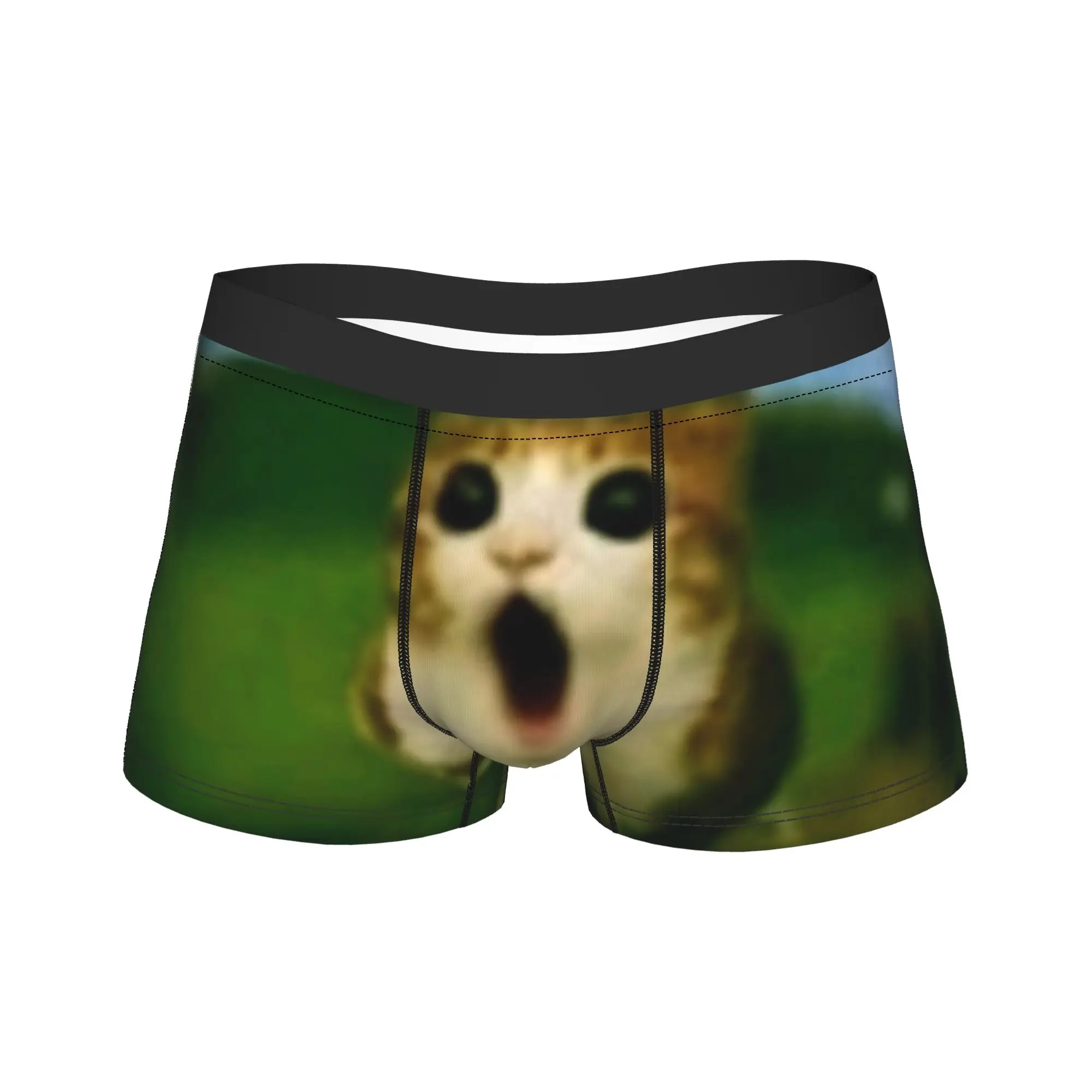 Men's Surprised Meowl cat Owl Underwear Humor Boxer Briefs Shorts Panties Male Breathable Underpants Plus Size
Men's Surprised Meowl cat Owl Underwear Humor Boxer Briefs Shorts Panties Male Breathable Underpants Plus Size