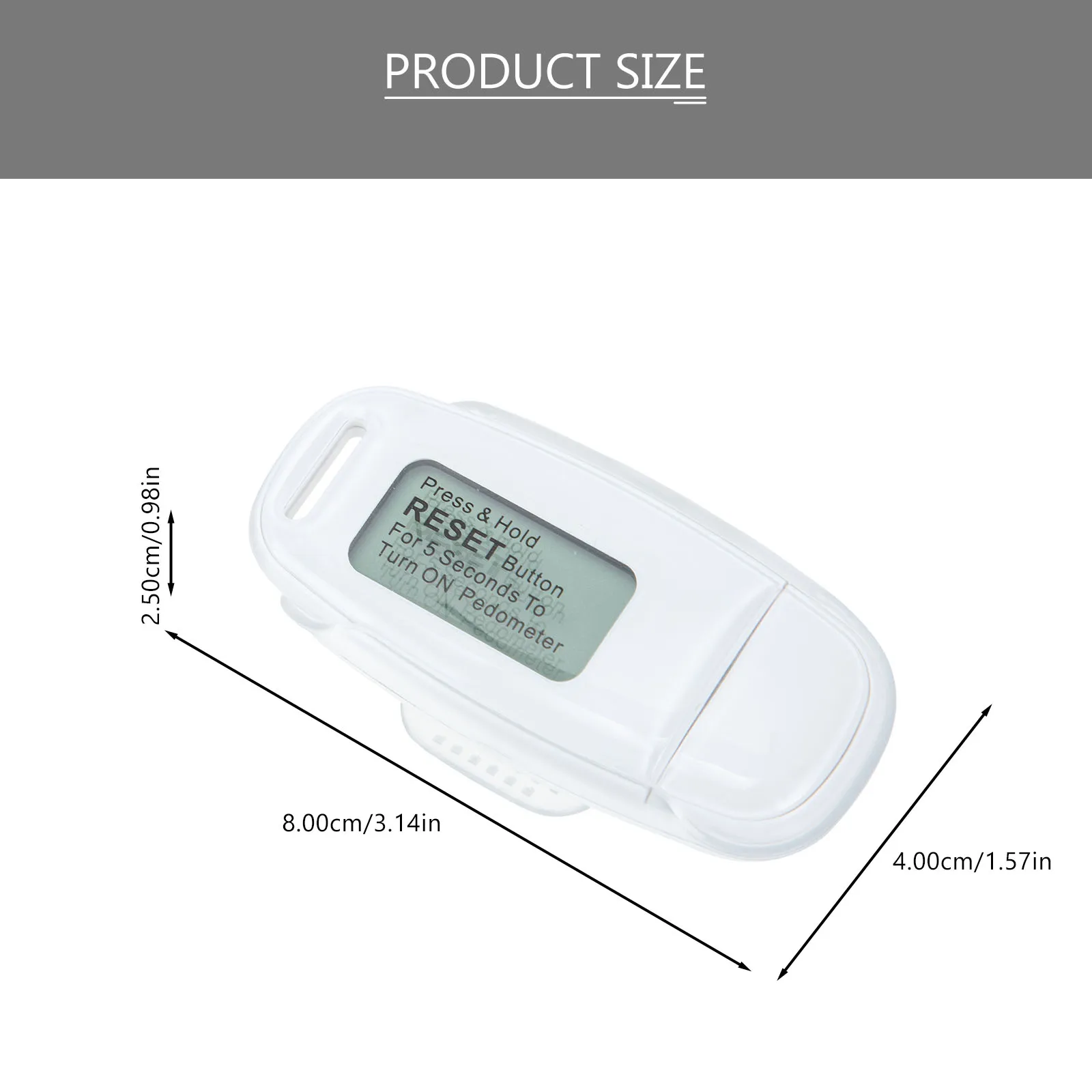 Portable Pedometer Sports Pocket Usb Charging Abs Step Counter Child Small Plastic Lightweight Digital Sensor Tracks Steps Miles
Portable Pedometer Sports Pocket Usb Charging Abs Step Counter Child Small Plastic Lightweight Digital Sensor Tracks Steps Miles