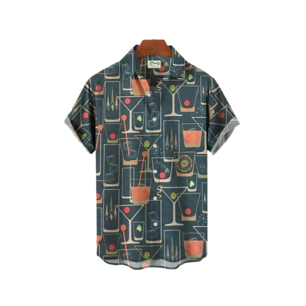 New Fashion Men's 3D Printed Shirt Summer Short Sleeve Single Row Button Loose Oversized Plant Pattern Trend
New Fashion Men's 3D Printed Shirt Summer Short Sleeve Single Row Button Loose Oversized Plant Pattern Trend