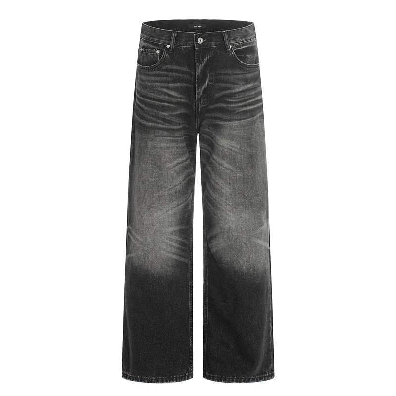 Vintage Washed American Style Loose Straight Leg Jeans Men Women High Waist Denim Pants Durable Comfortable Casual Trousers
Vintage Washed American Style Loose Straight Leg Jeans Men Women High Waist Denim Pants Durable Comfortable Casual Trousers