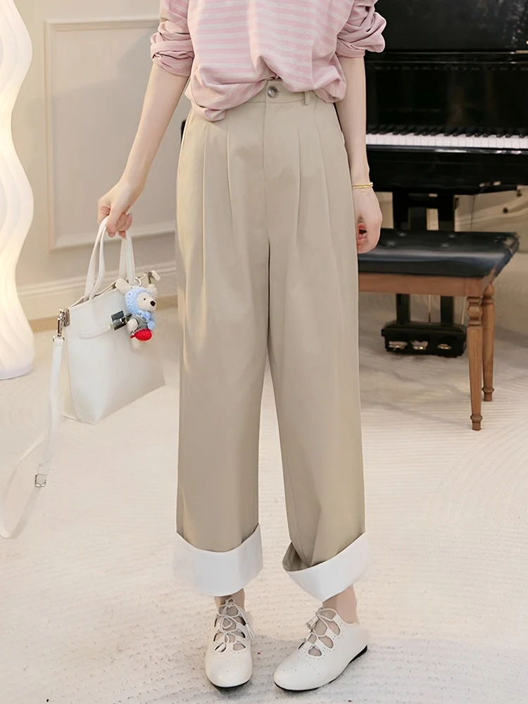 OUDOEE Women's Straight Leg Casual Pants High Waist Wide Leg Loose Fit Spring 2026 Casual Cotton Knitted Trousers
OUDOEE Women's Straight Leg Casual Pants High Waist Wide Leg Loose Fit Spring 2026 Casual Cotton Knitted Trousers