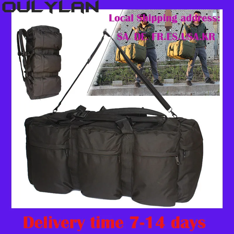 Camouflage Bag 100L Large Capacity Camping Tent Storage Handbag Outdoor Waterproof Backpack Nylon Travel Bag
Camouflage Bag 100L Large Capacity Camping Tent Storage Handbag Outdoor Waterproof Backpack Nylon Travel Bag