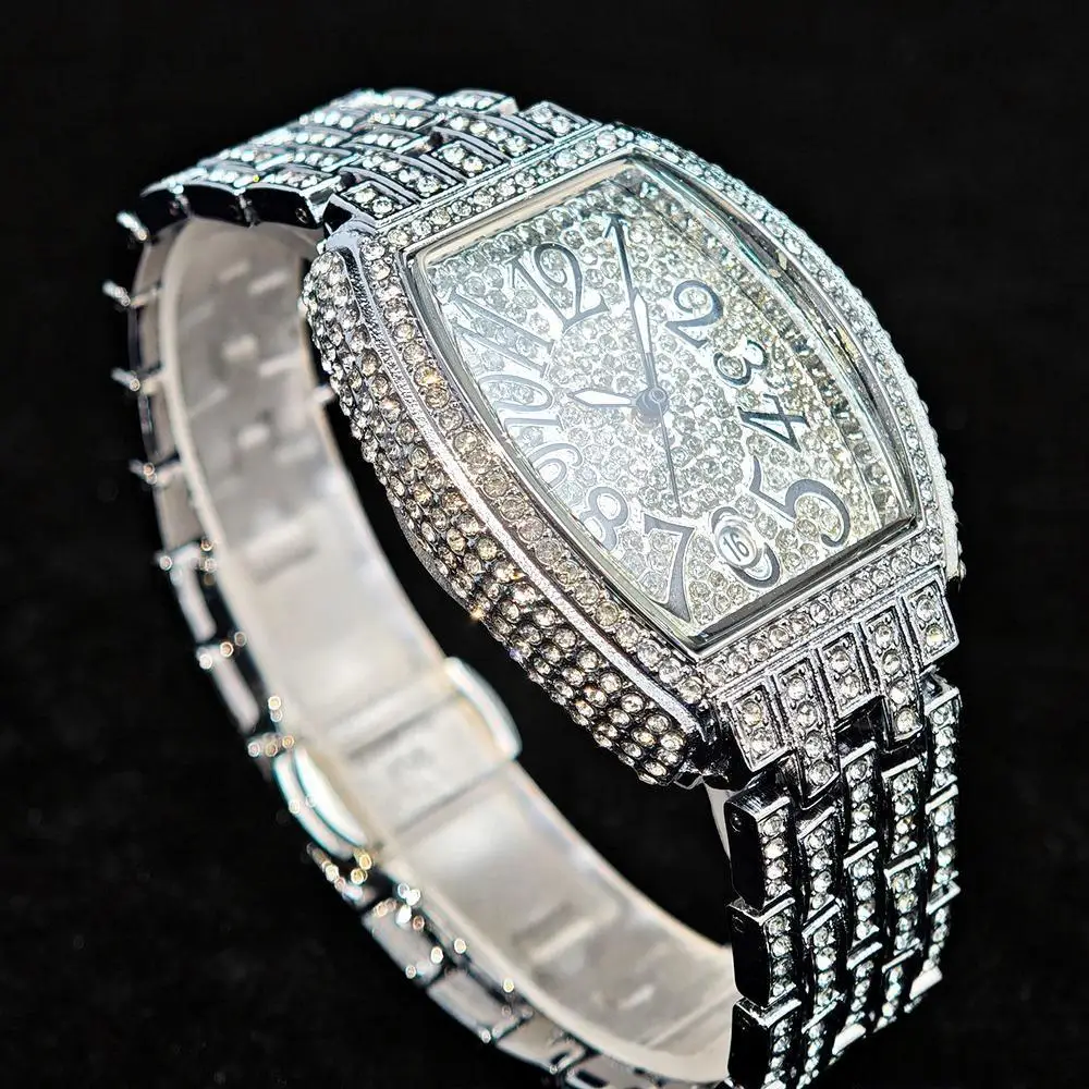 2025 Fashion Ice Watch For Women Brand UNIGUET Luxury Quartz Clock Elegant Ladies Diamond Tonneau Wrist Watch Gift Dropshipping
2025 Fashion Ice Watch For Women Brand UNIGUET Luxury Quartz Clock Elegant Ladies Diamond Tonneau Wrist Watch Gift Dropshipping