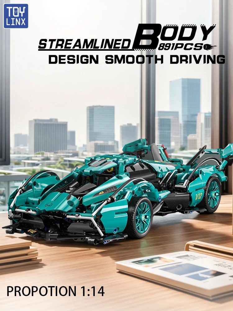 ToylinX, спортивный автомобиль, строительные блоки, игрушки для мальчиков или фотосессия, 1:14 Строительный набор, DIY игрушки для мальчиков
ToylinX, спортивный автомобиль, строительные блоки, игрушки для мальчиков или фотосессия, 1:14 Строительный набор, DIY игрушки для мальчиков